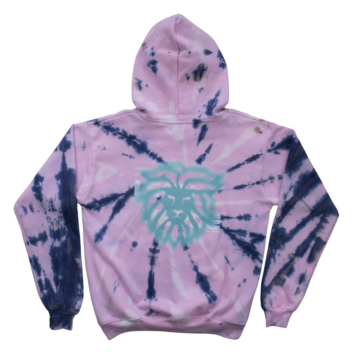 Sudadera ¨GHOST¨ tiedye rosa
