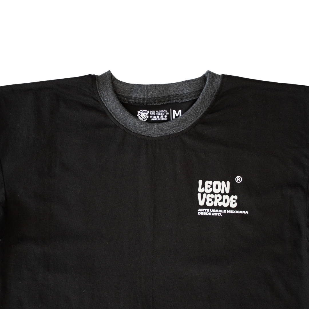 Playera "Reflex" Cuello Gris