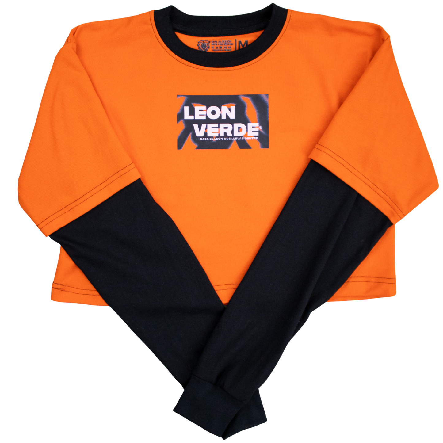 Playera ¨CROP-MANGA LARGA¨ NRJ