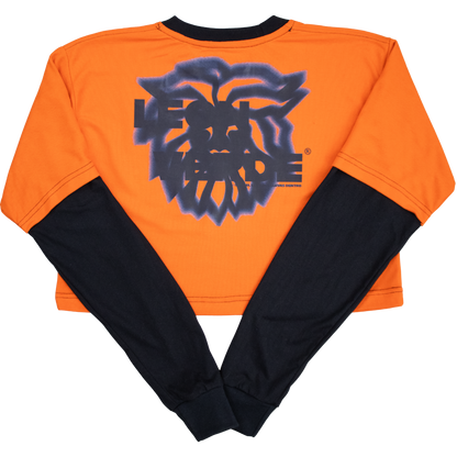 Playera ¨CROP-MANGA LARGA¨ NRJ