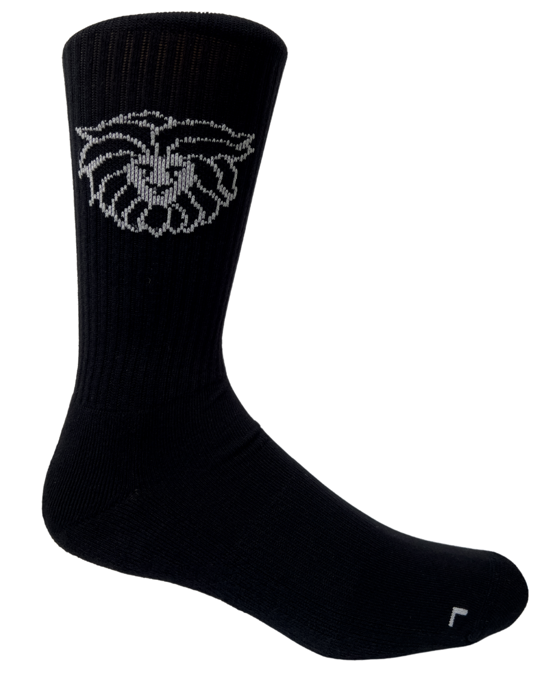 Calcetín ¨TEXTO¨  Negro