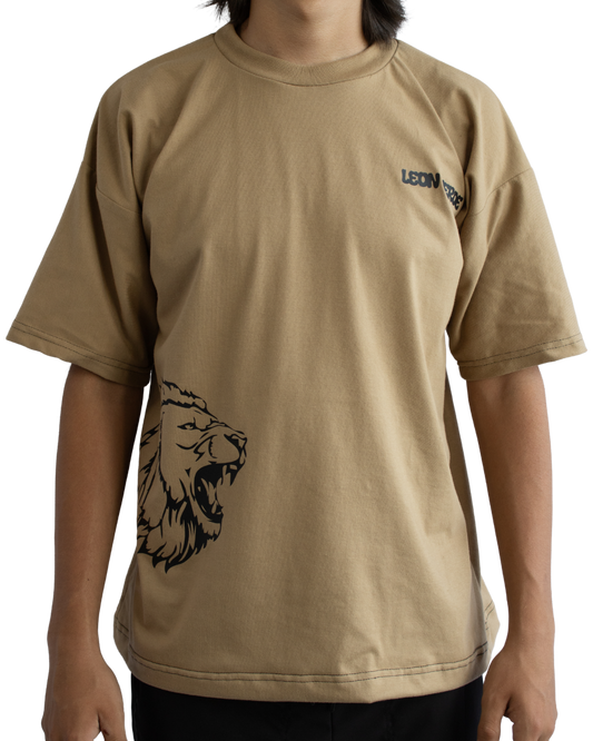 Playera ¨ LEON ¨Caqui