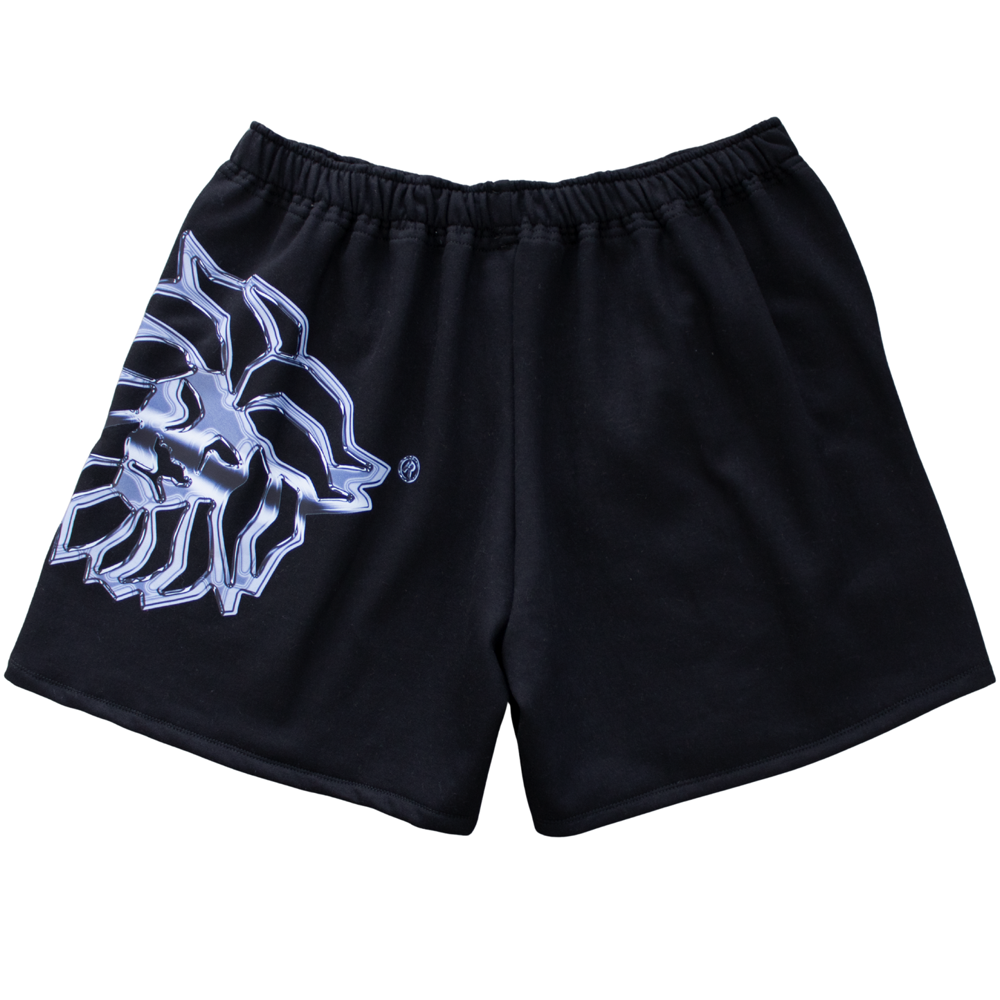 Short de felpa ¨SILVER¨ negro