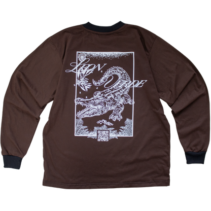 Playera Manga Larga ¨Cocodrilo¨
