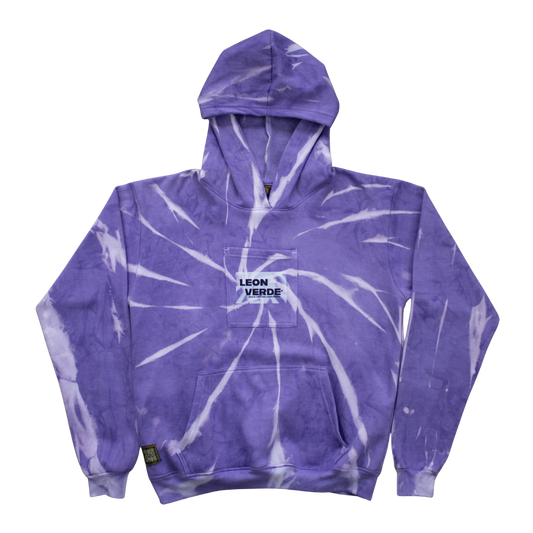 Sudadera ¨GHOST¨ tiedye morado