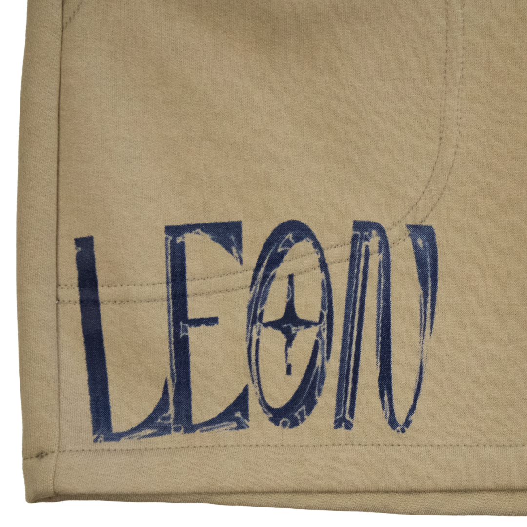 Short de felpa ¨NUEVA ERA¨ caqui