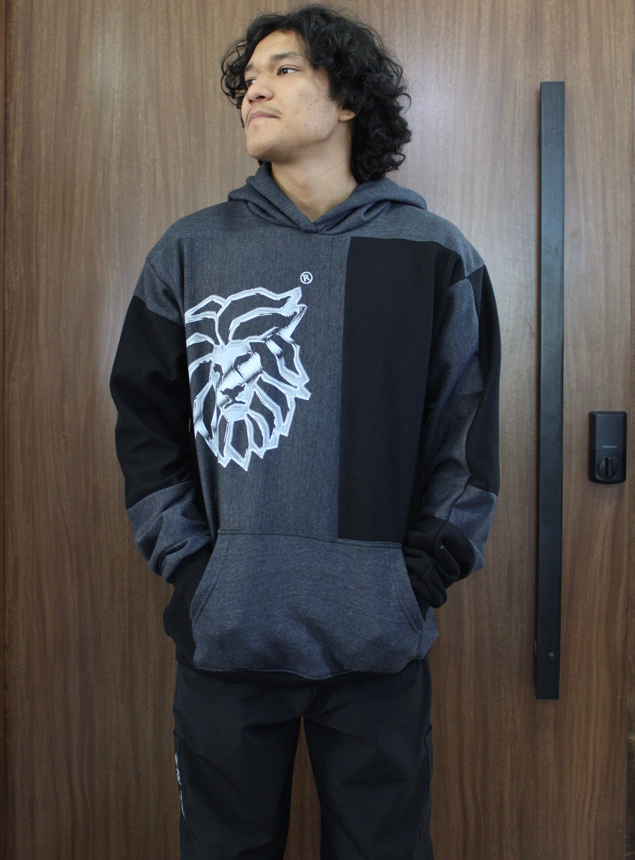Sudadera ¨MOSAICOS¨ gris/oxford