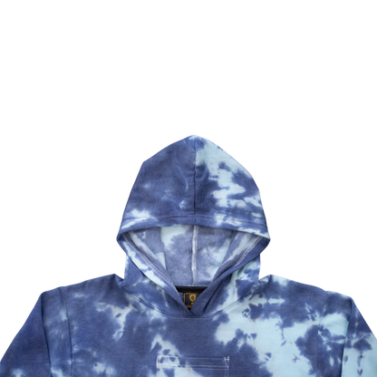 Sudadera ¨GHOST¨ tiedye azul
