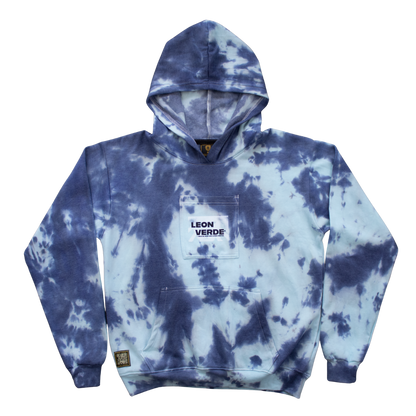 Sudadera ¨GHOST¨ tiedye azul