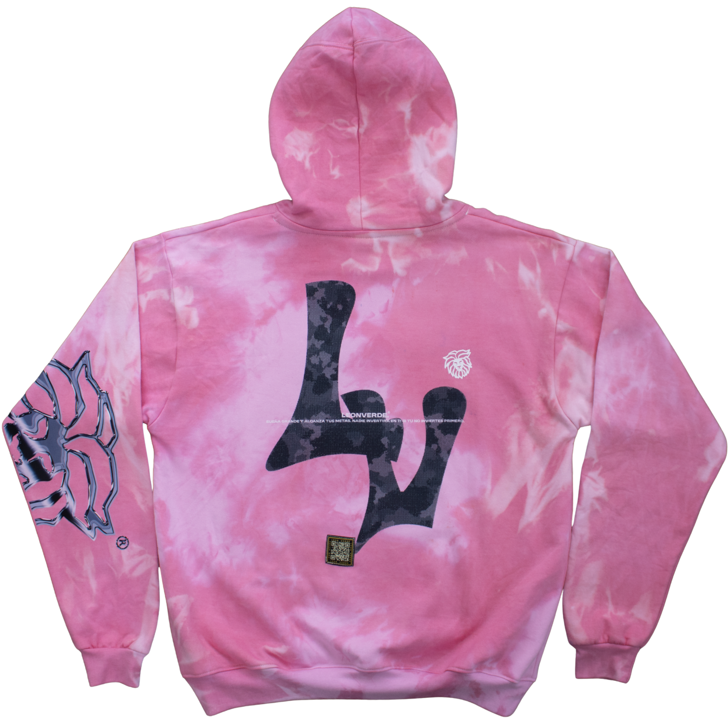 Sudadera ¨URBAN¨ tiedye rosa